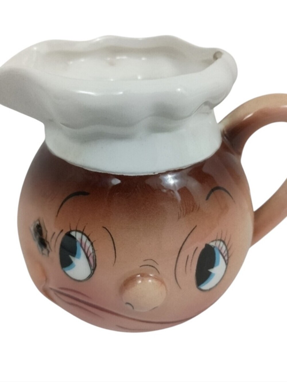 Vintage Ucagco Chef Creamer O My A Fly Series Anthropomorphic Mid Century Kitch